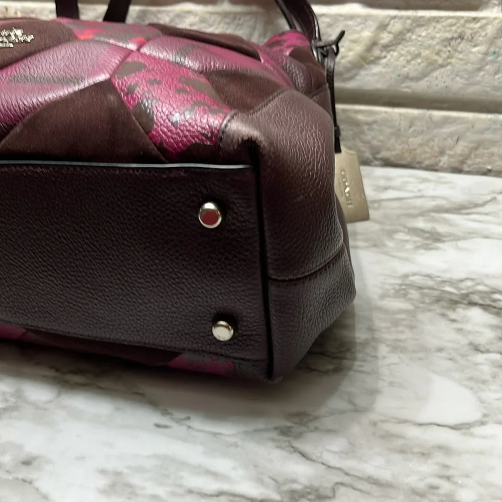 Coach Patchwork Leather Bag Rare - Picture 14 of 16